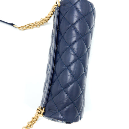 Chanel 2.55 Reissue Mini Waist Belt Bag Aged Calfskin Navy
