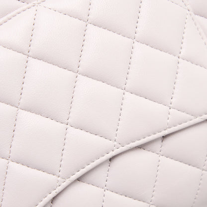 Chanel Small Classic Double Flap Lambskin Light Purple  (Microchip)
