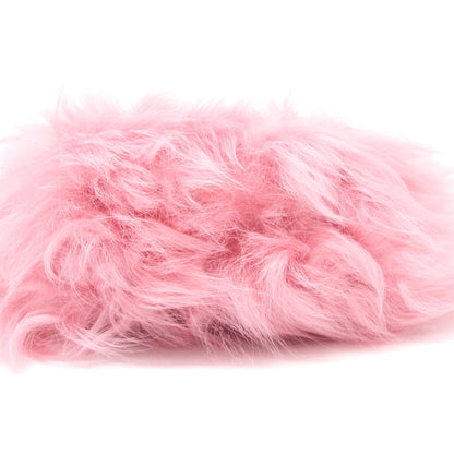 Chanel 21K Mini Flap Bag Jewel Hook Shearling Lambskin Pink