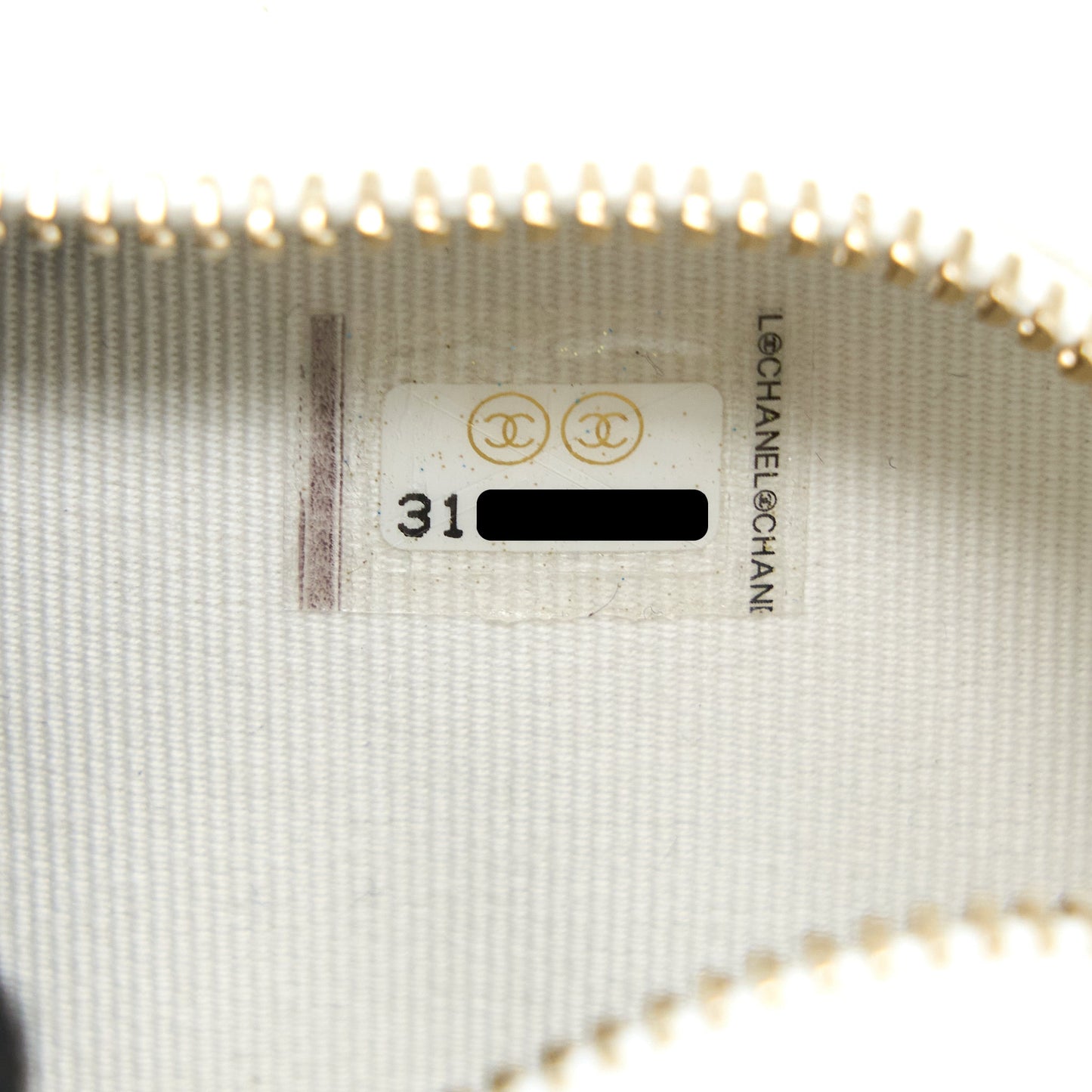Chanel Heart Belt Bag Lambskin White L