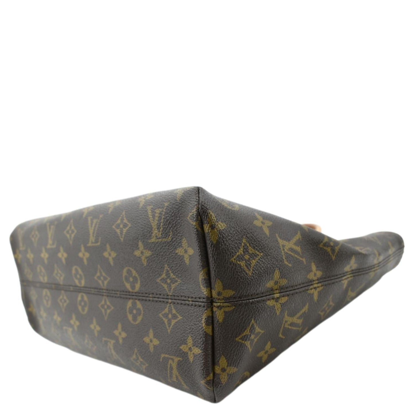 LOUIS VUITTON Raspail PM Monogram Canvas Shoulder Bag Brown