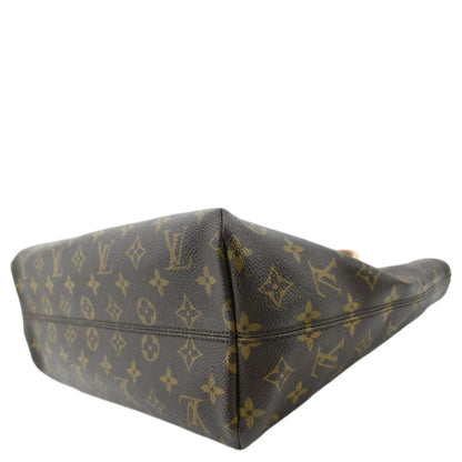 LOUIS VUITTON Raspail PM Monogram Canvas Shoulder Bag Brown