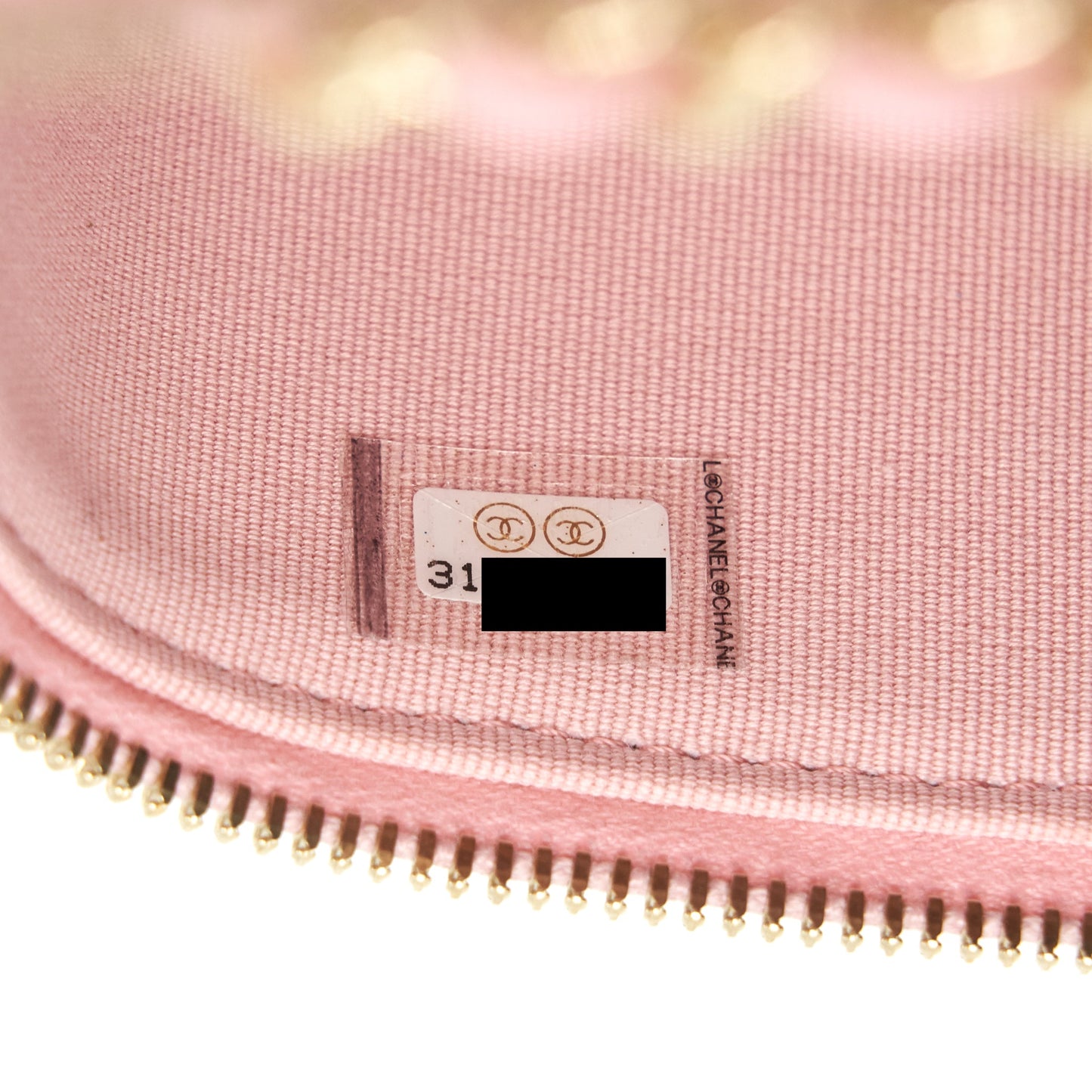 Chanel 22C Mini vanity with chain Caviar Pink L