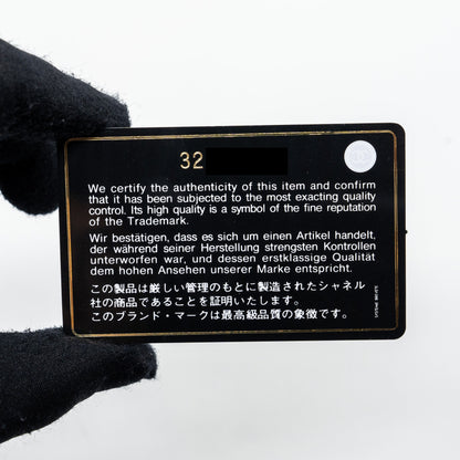 Chanel Card Holder With Chain Caviar Black L