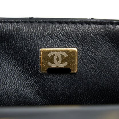 Chanel Mini 2.55 Reissue Flap Bag Aged Calfskin Black Brushed  (Microchip)