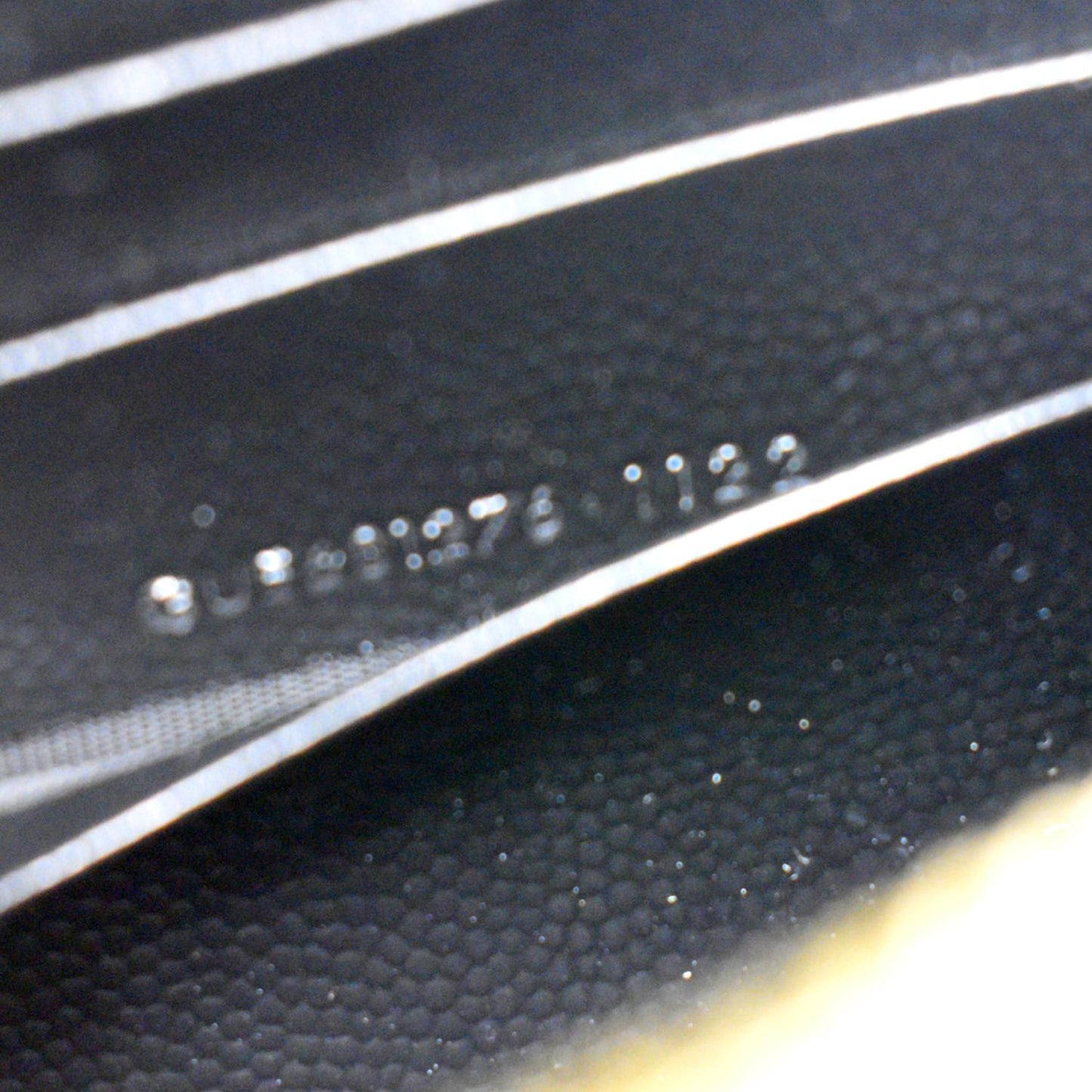 YVES SAINT LAURENT Envelope Flap Matelasse Leather Wallet Black