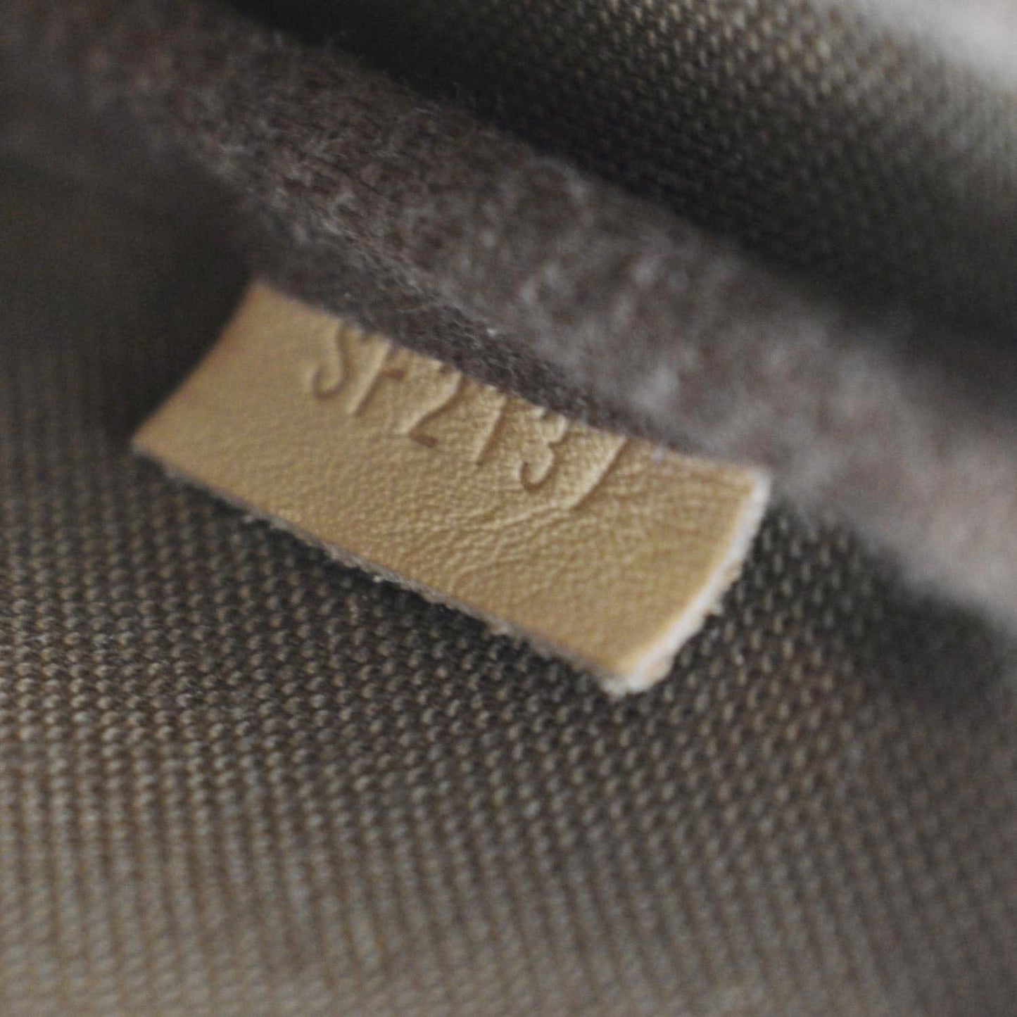 LOUIS VUITTON Pochette Mini Monogram Canvas Accessoires Pouch Brown