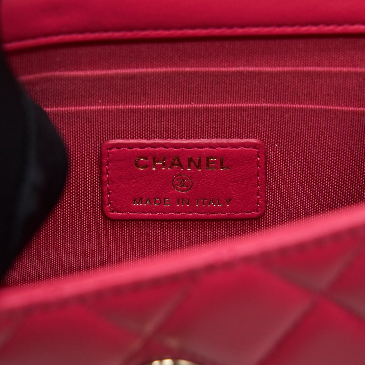 Chanel Mini Trendy CC Wallet On Chain Lambskin Pink L