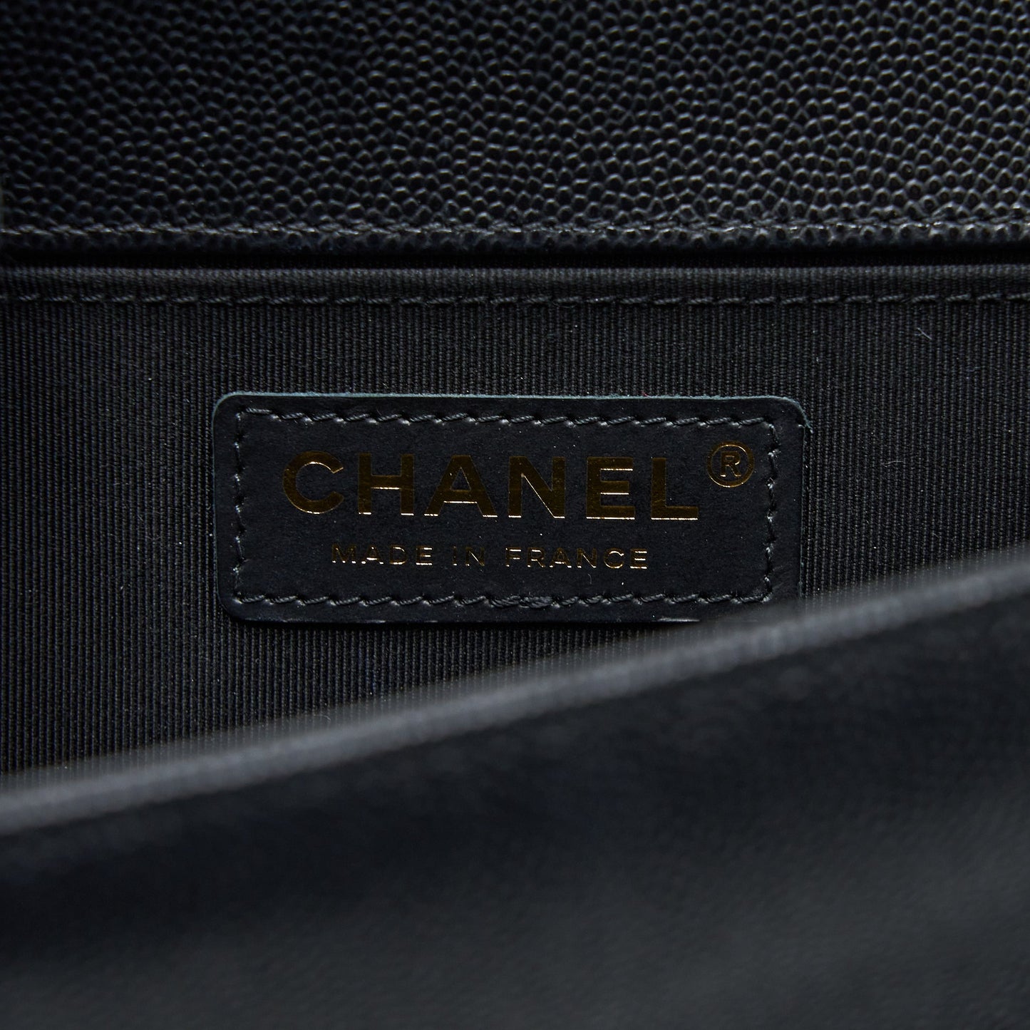 Chanel Medium Boy Bag Caviar Black