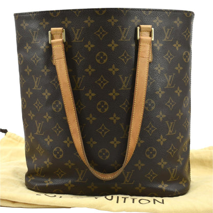 LOUIS VUITTON Vavin GM Monogram Canvas Tote Bag Brown