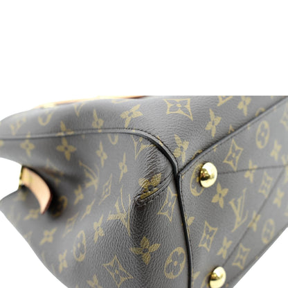 LOUIS VUITTON Montaigne MM Monogram Canvas Shoulder Bag Brown