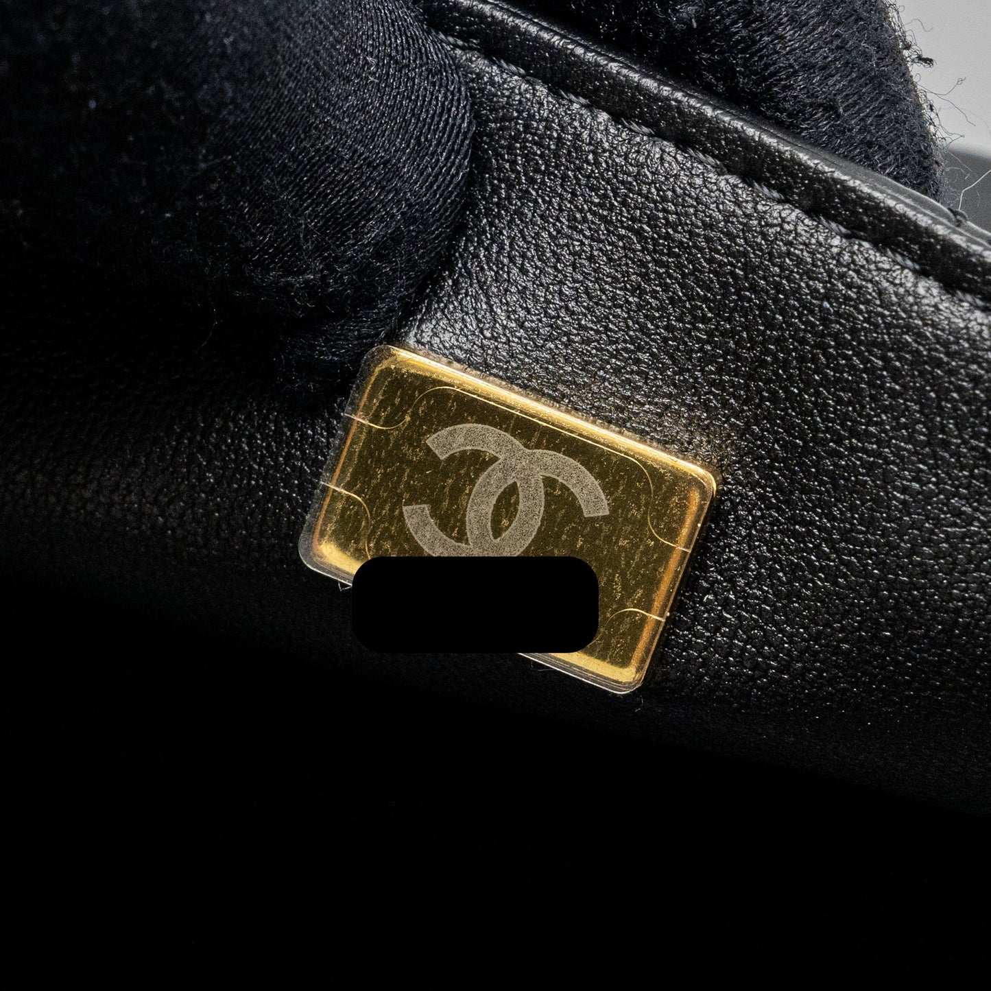Chanel Mini 2.55 Reissue Flap Bag Aged Calfskin Black  (Microchip)