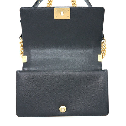 Chanel Medium Boy Bag Caviar Black