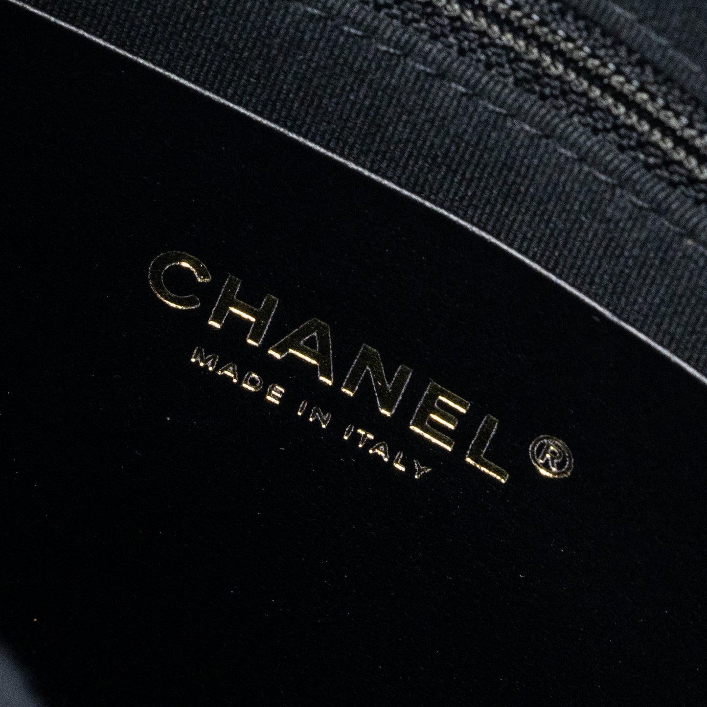 Chanel moon hobo shoulder / crossbody bag goatskin black brushed  (microchip)