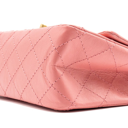 Chanel Mini 2.55 Reissue flap bag calfskin pink
