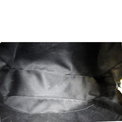 YVES SAINT LAURENT Lou Chevron Leather Camera Crossbody Bag Green