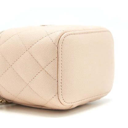 Chanel Mini Vanity Light Beige Caviar
