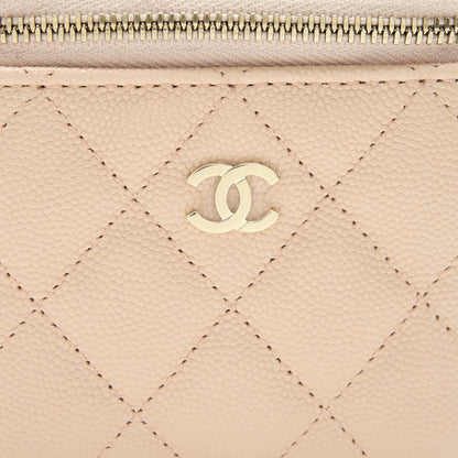 Chanel Mini Vanity Light Beige Caviar