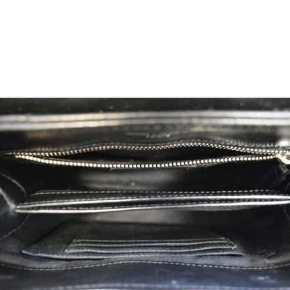 YVES SAINT LAURENT Loulou Toy Matelasse Leather Shoulder Bag Black