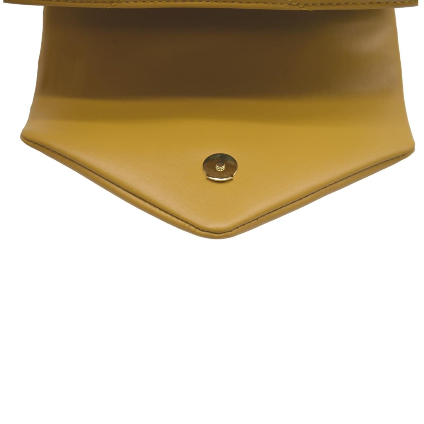 YVES SAINT LAURENT Mini Loulou Leather Crossbody Bag Yellow