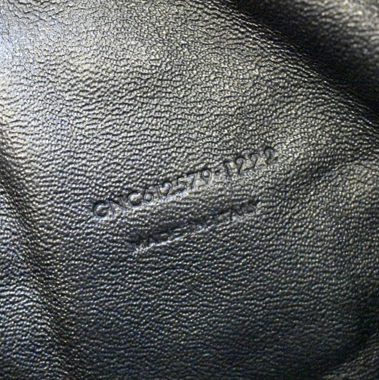 YVES SAINT LAURENT Lou Chevron Leather Camera Crossbody Bag Black