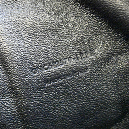 YVES SAINT LAURENT Lou Chevron Leather Camera Crossbody Bag Black