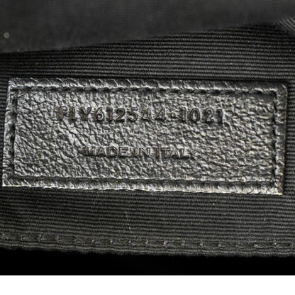 YVES SAINT LAURENT Lou Chevron Leather Camera Crossbody Bag Black