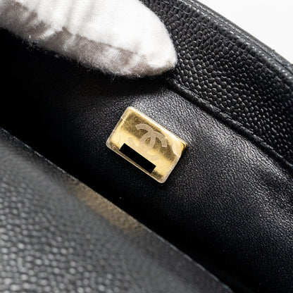 Chanel 23p Coco Love Flap Bag Caviar Black  (microchip)