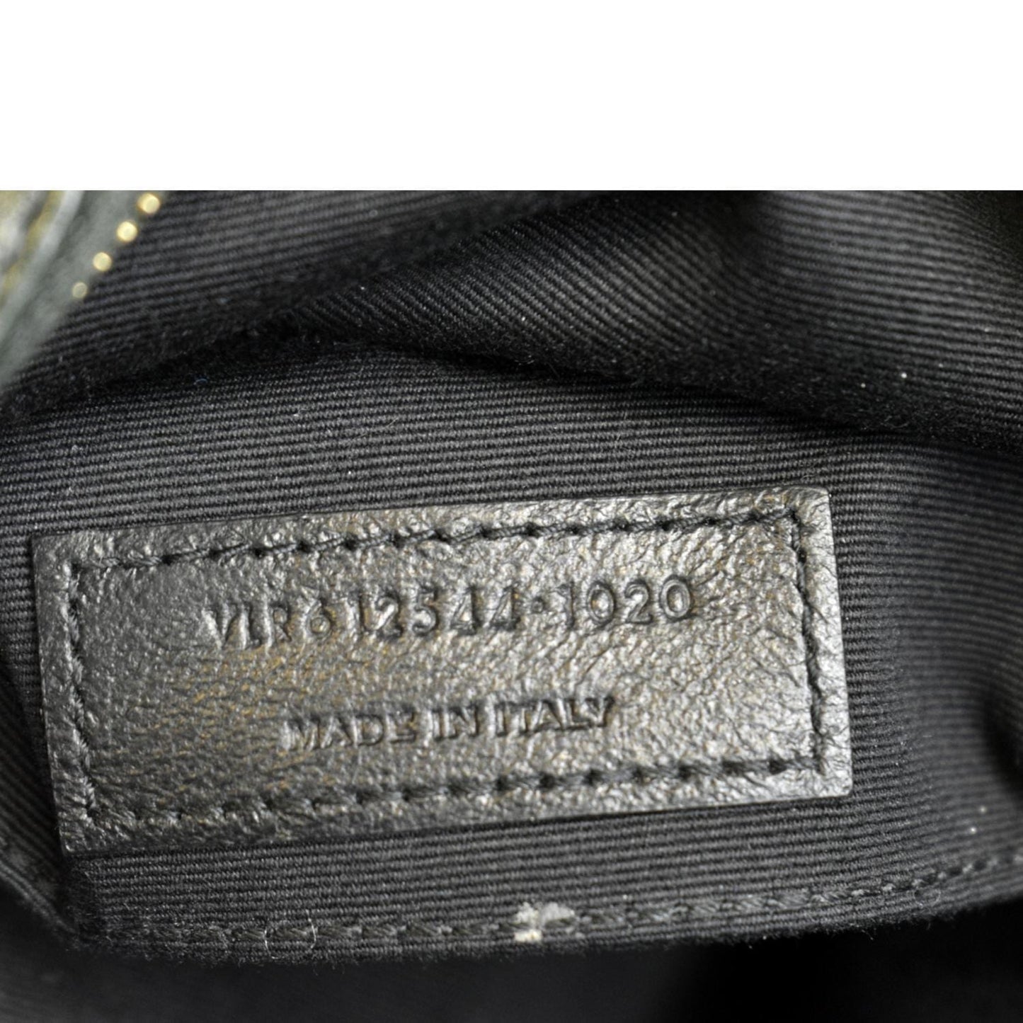 YVES SAINT LAURENT Lou Chevron Leather Camera Crossbody Bag Green