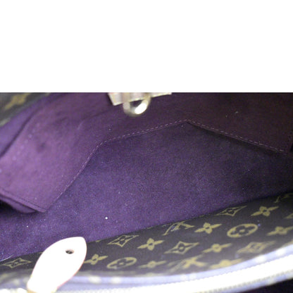 LOUIS VUITTON Montaigne MM Monogram Canvas Shoulder Bag Brown