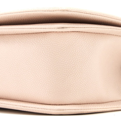Chanel Medium Boy Bag Chevron Caviar Light Pink L