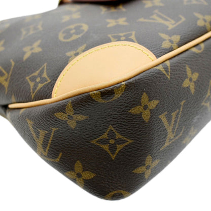 LOUIS VUITTON Odeon PM NM Monogram Canvas Shoulder Bag Brown