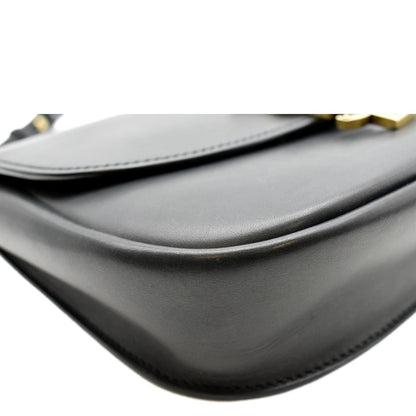 YVES SAINT LAURENT Kaia Leather Crossbody Bag Black