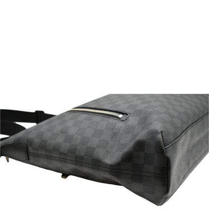 LOUIS VUITTON Mick Damier Graphite Messenger Crossbody Bag Black
