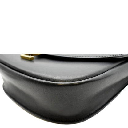 YVES SAINT LAURENT Kaia Leather Crossbody Bag Black