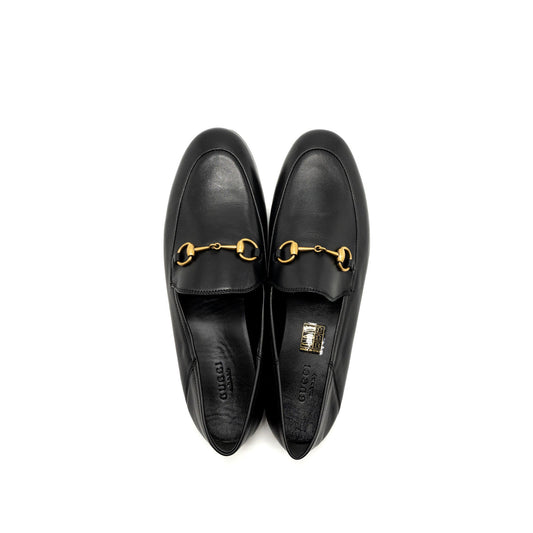 Gucci size 38 jordaan loafer black