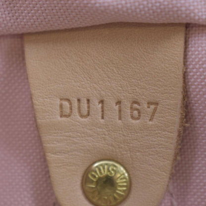 LOUIS VUITTON Tahitienne Speedy 30 Damier Azur Satchel Bag Rose Ballerine
