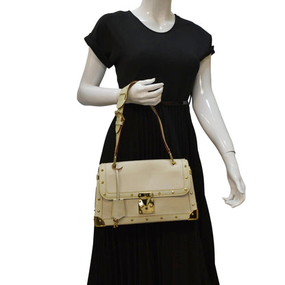LOUIS VUITTON Suhali Le Talentueux Leather Shoulder Bag White