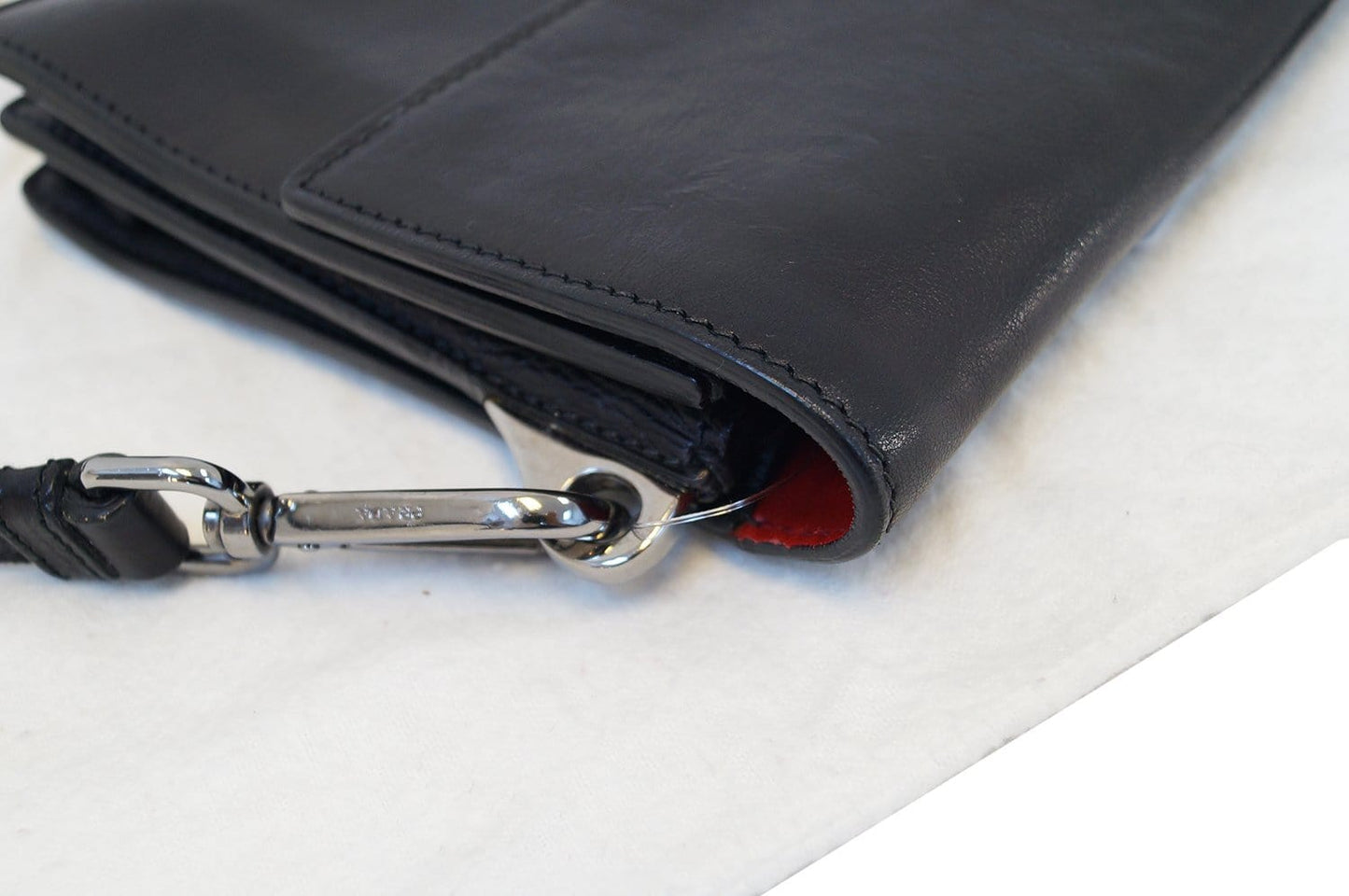 PRADA Saffiano Leather Black Crossbody Bag