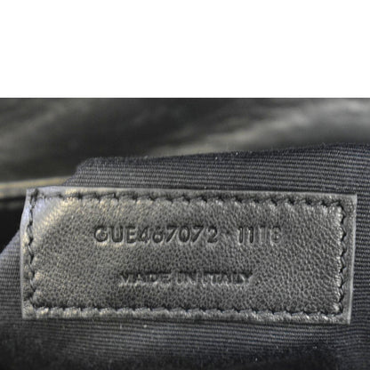 YVES SAINT LAURENT Loulou Toy Matelasse Leather Shoulder Bag Black