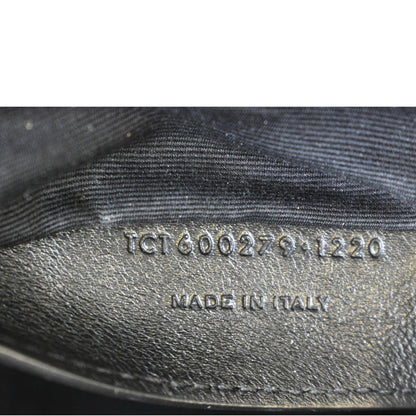 YVES SAINT LAURENT College Chevron Suede Shoulder Chain Bag Camel