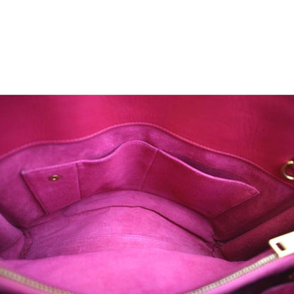 YVES SAINT LAURENT Sac de Jour Leather Satchel Shoulder Bag Pink