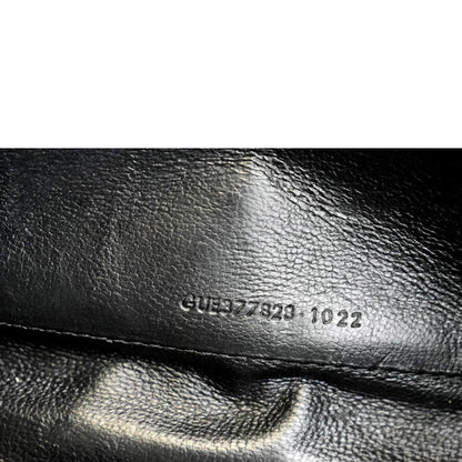 YVES SAINT LAURENT Chevron Grain De Poudre Envelope Chain Bag Black