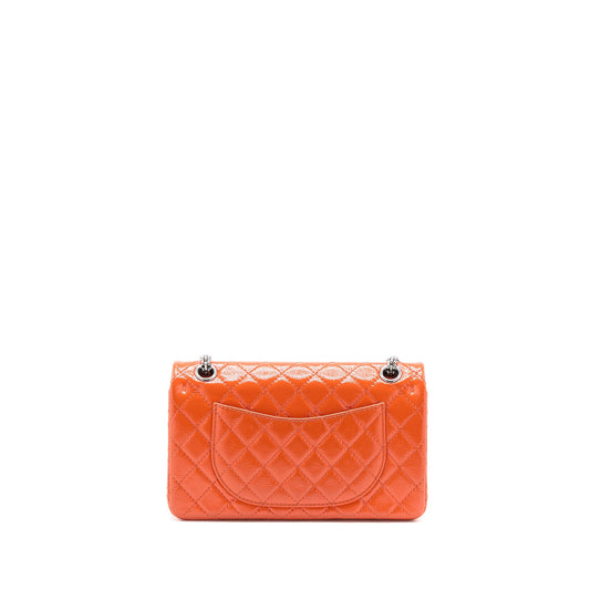Chanel Small 2.55 Reissue Flap Bag Patent Orange