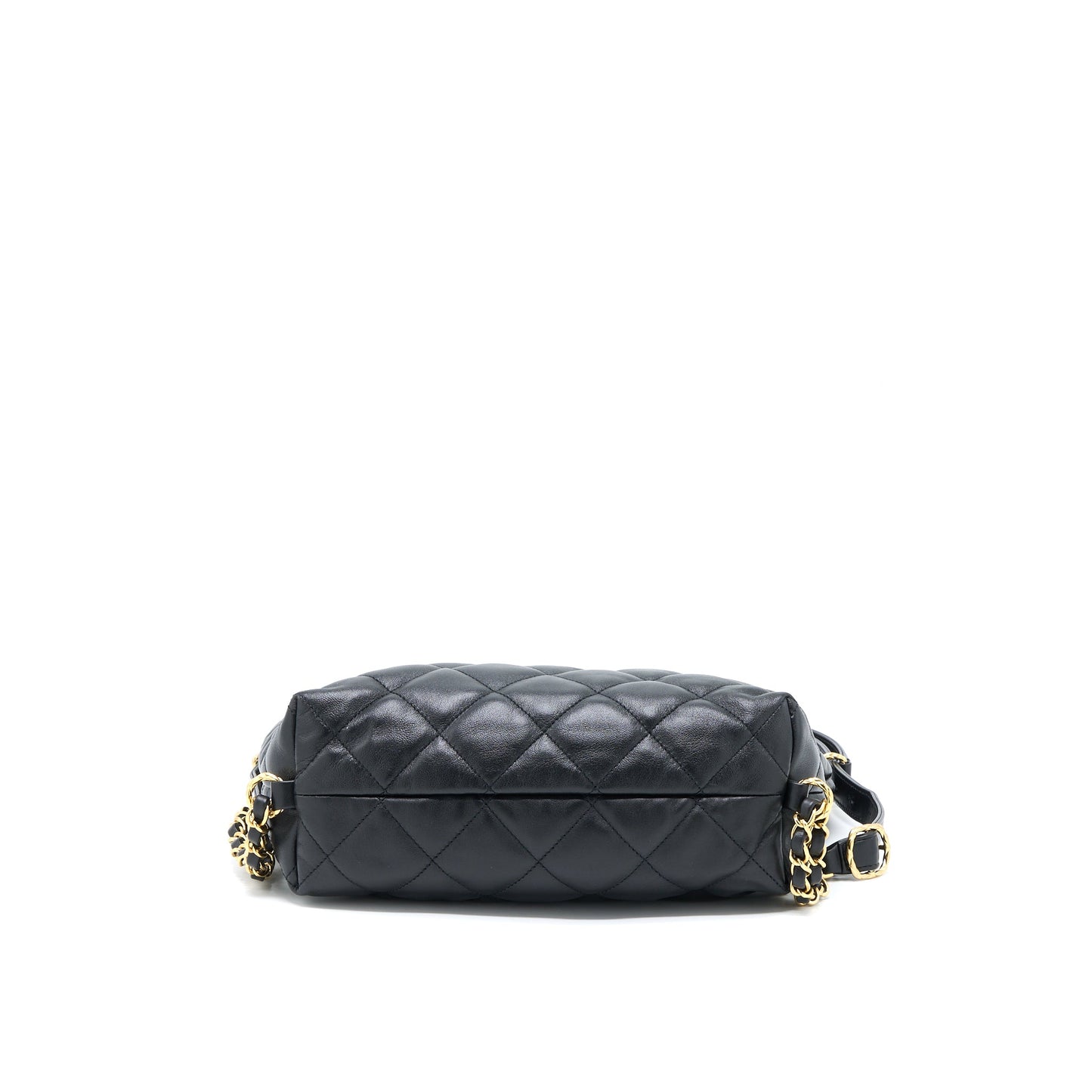 Chanel 22B Hobo Bag Lambskin Black  (Microchip)