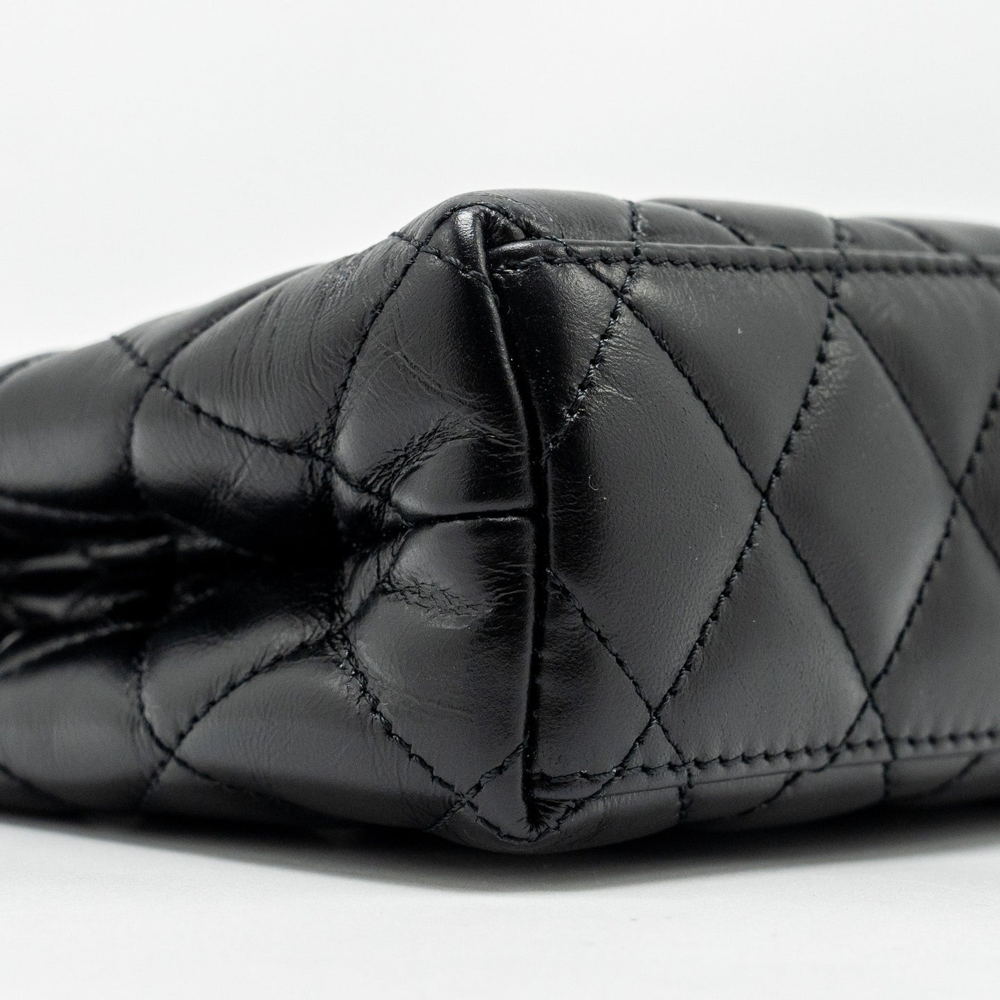 CHANEL Mini Kelly Shopping tote bag Calfskin Black  (Microchip)