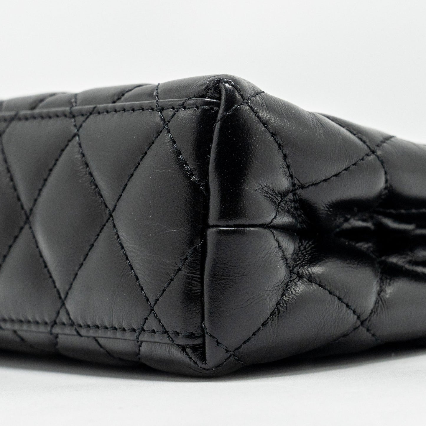 CHANEL Mini Kelly Shopping tote bag Calfskin Black  (Microchip)