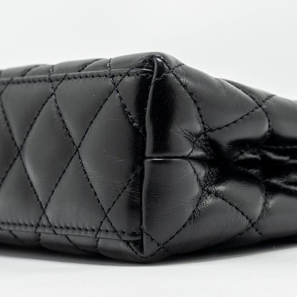 CHANEL Mini Kelly Shopping tote bag Calfskin Black  (Microchip)