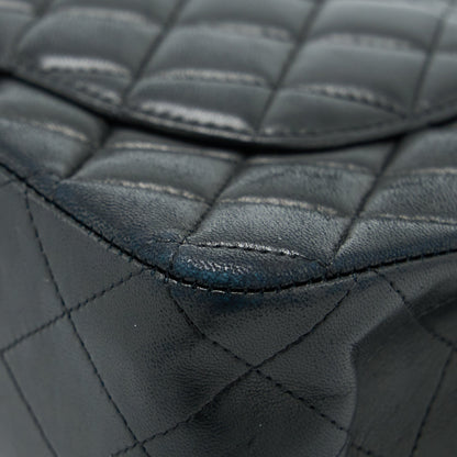 Chanel Medium Classic Double Flap Bag Lambskin Black