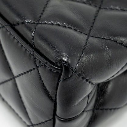 CHANEL Mini Kelly Shopping tote bag Calfskin Black  (Microchip)